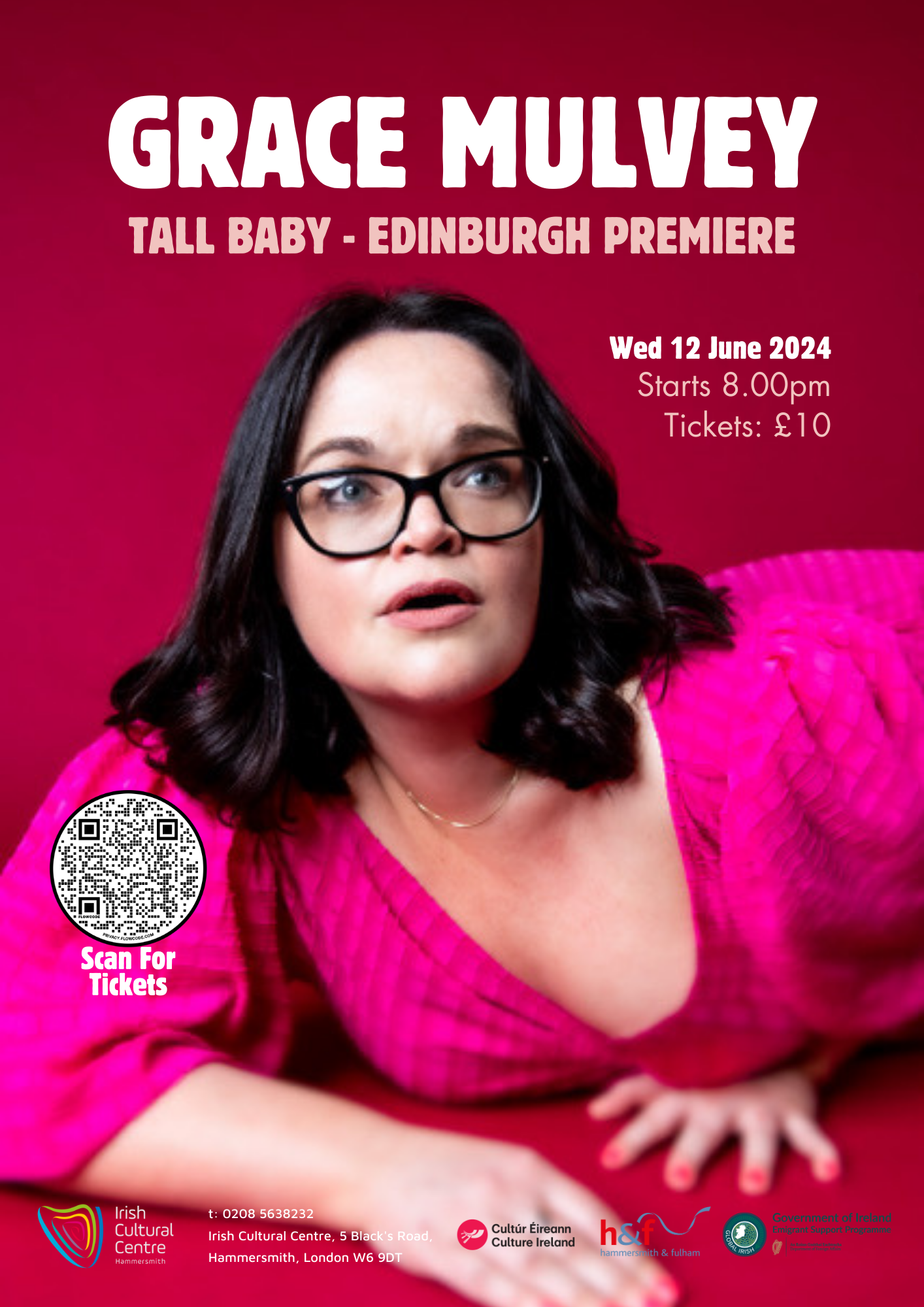 Grace Mulvey: Tall Baby - Edinburgh Preview - Irish Cultural Centre