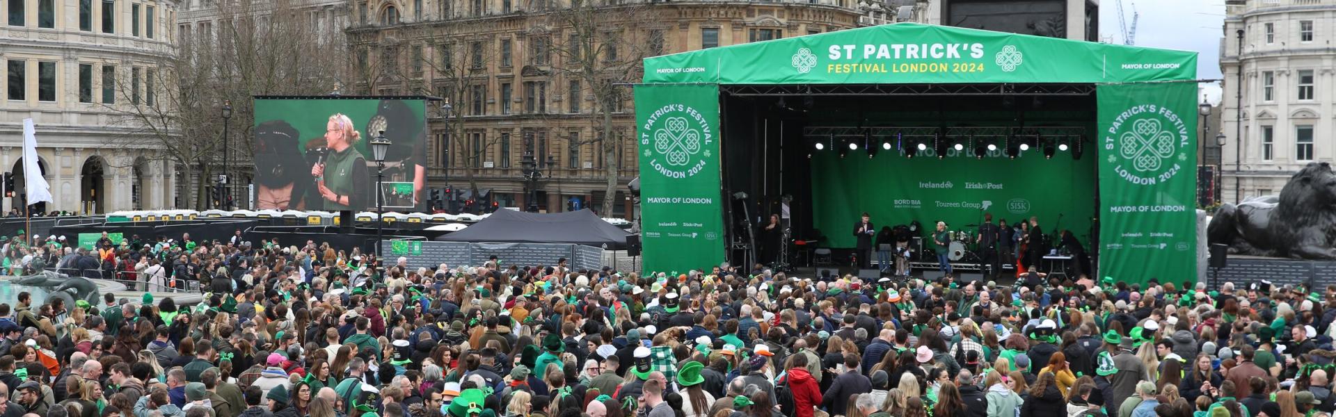 Trafalgar Square St Patrick’s Festival 2025 Irish Cultural Centre