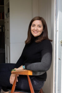 Jane Casey, Author of crime fiction. Photographed at her home in Wandsworth, London.
