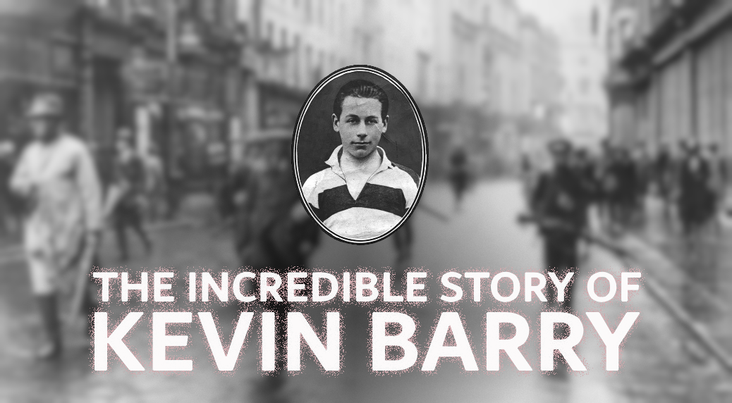 Black and White Portrait Photo of Irish martyr Kevin Barry
