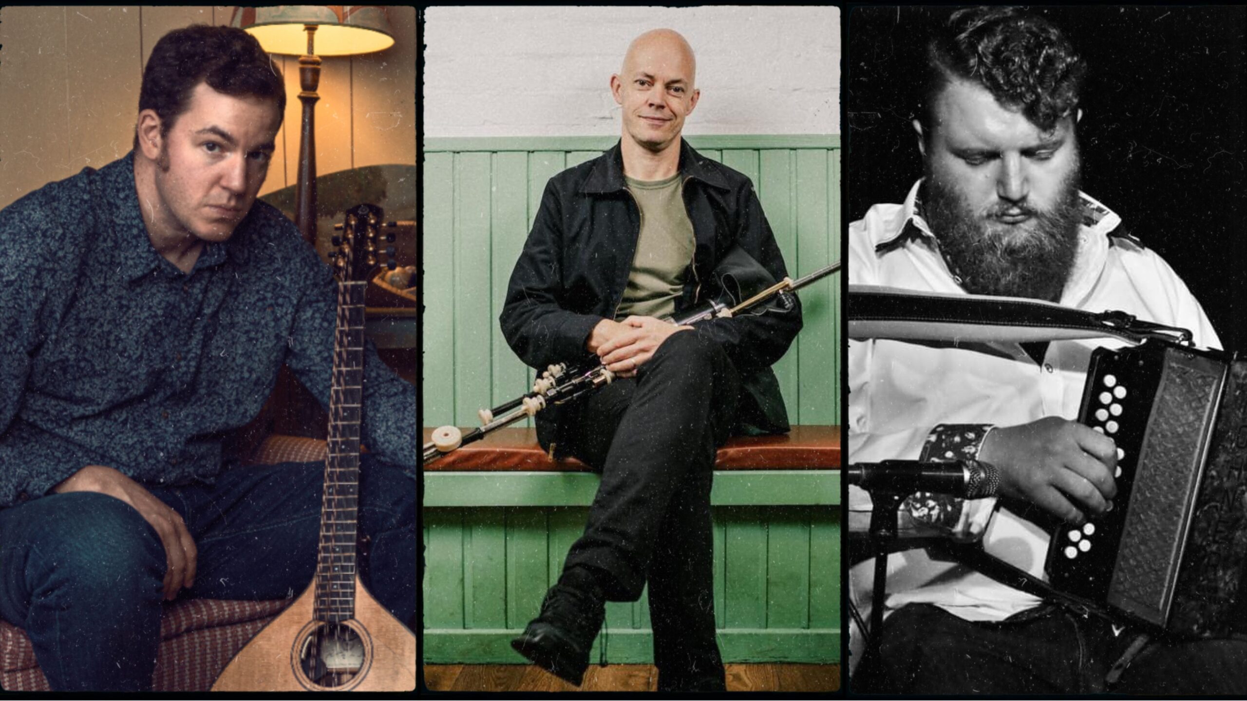Tad Sargent - Guitar Loic Blejean - Uilleann Pipes Will Allen - Accordion and Fiddle