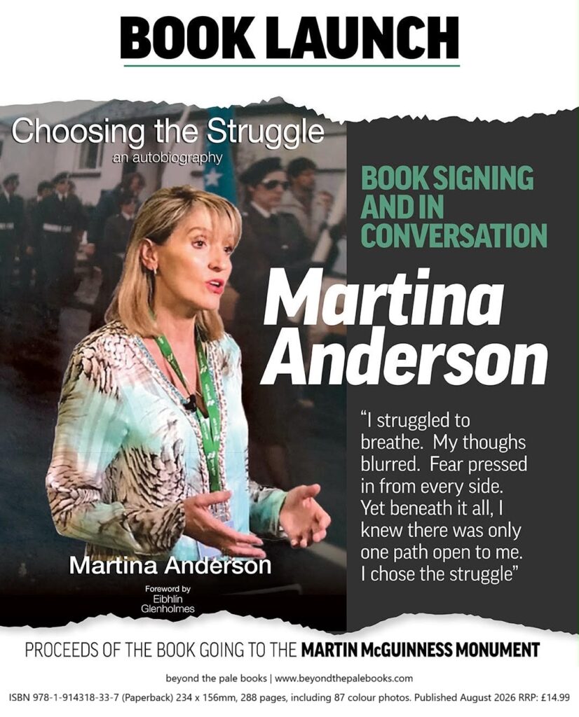 Choosing the Struggle: In Conversation with Martina Anderson and Roy Greenslade